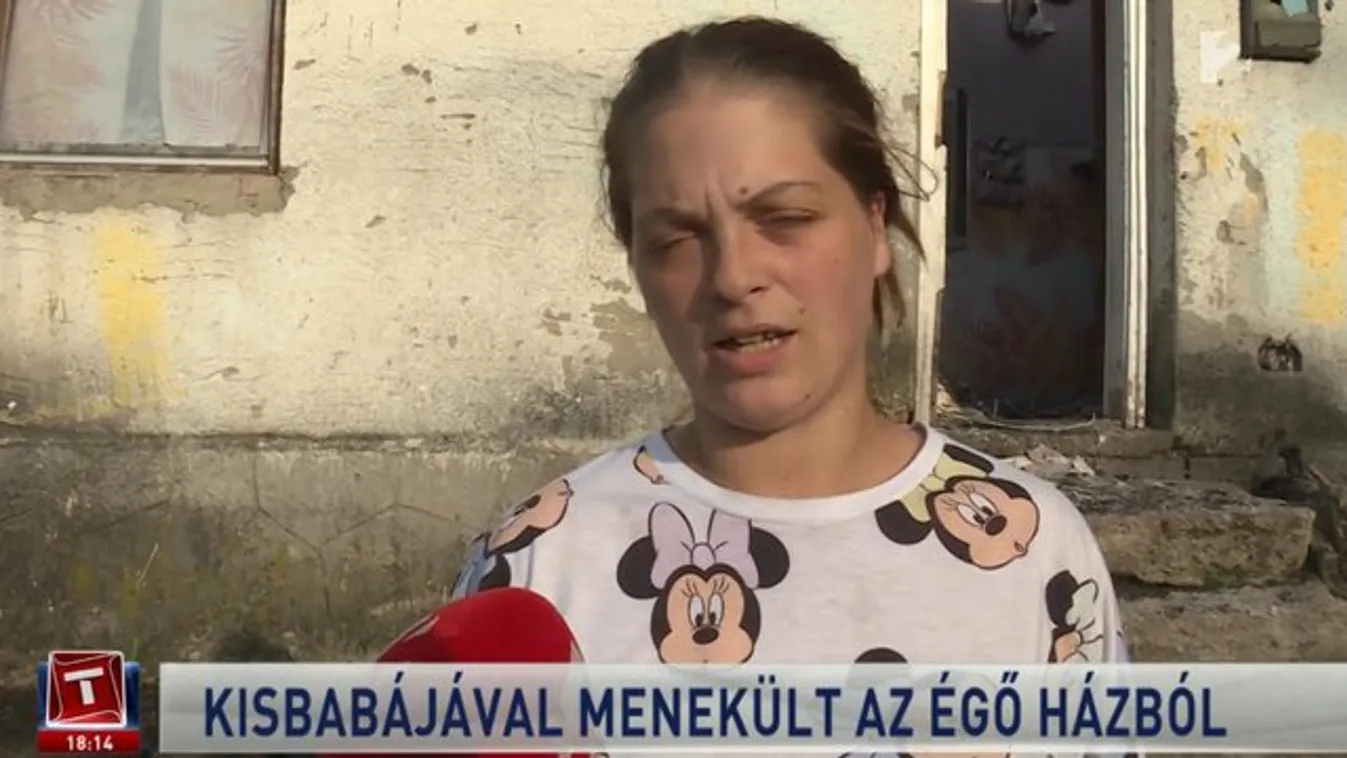 Öthónapos babájával a karjában menekült a gázpalackokkal teli égő házából az anyuka - Videó