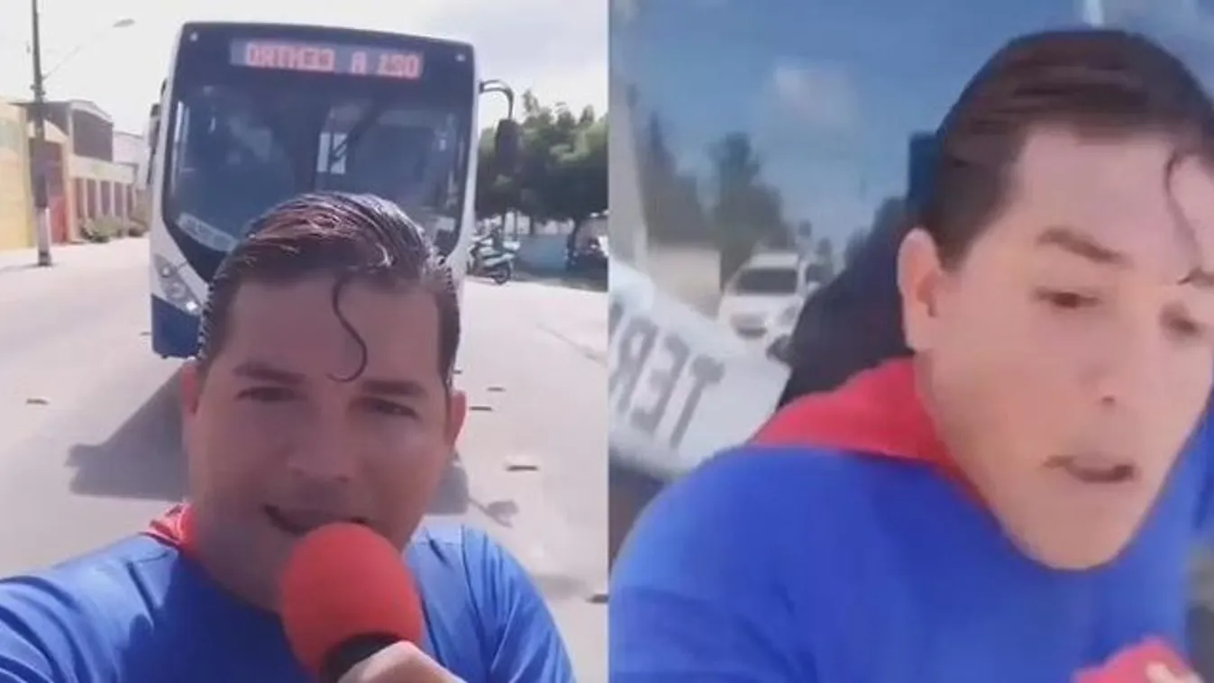 Supermant játszott a humorista, kis híján az életébe került a poén – videó