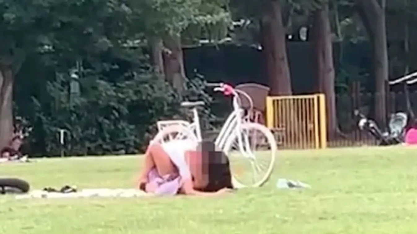 Egy parkban élvezett el a pasijával a barna hajú fiatal csaj +18-as videó