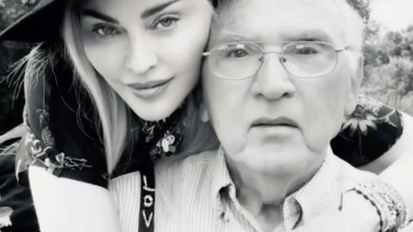 Ima és káromkodás: 90 éves édesapját köszöntötte Madonna – videó