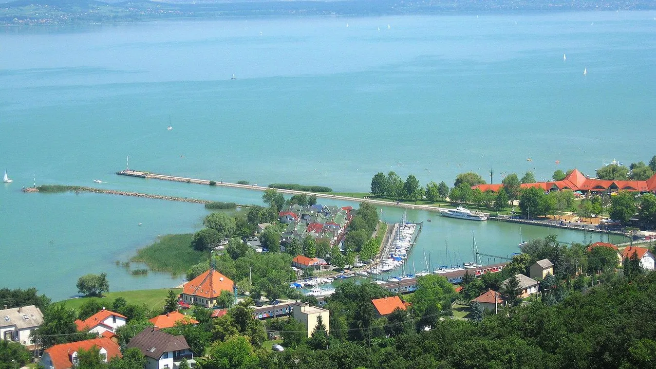 Szigonnyal próbált halászni egy férfi Fonyódon