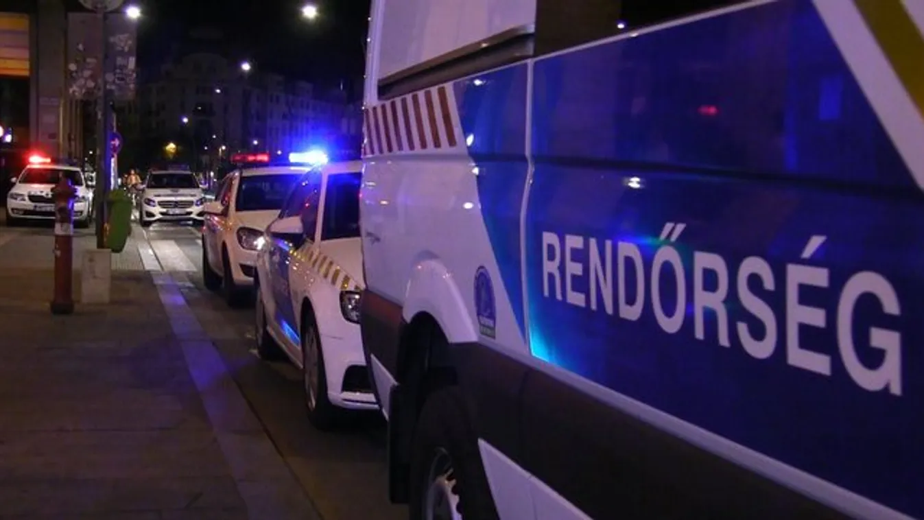Hatalmas erőkkel vonult ki a rendőrség Budapest belvárosába - képek