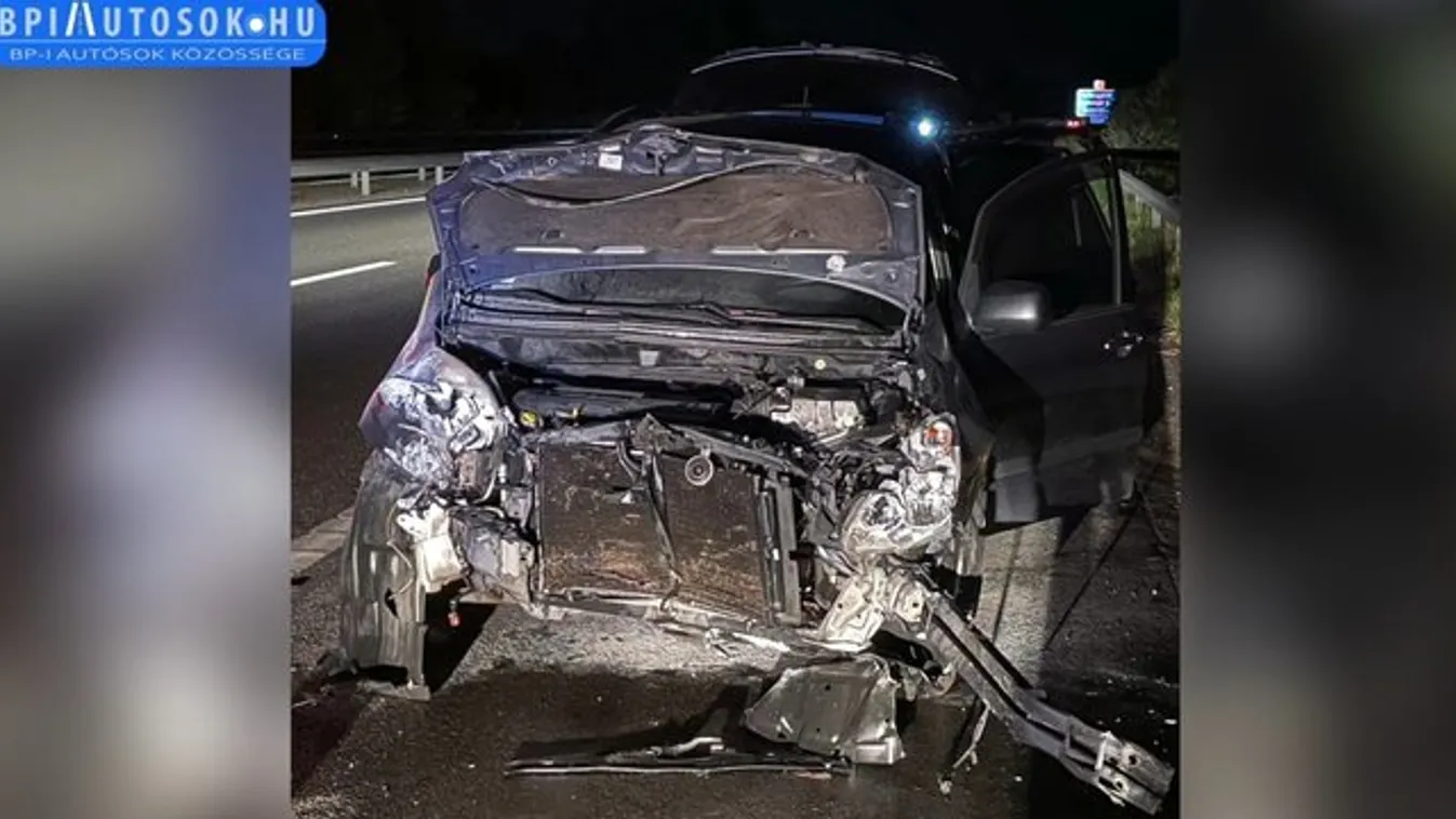 Még nézni is sokkoló: ilyen, ha 170-nel csapódnak belénk az M7-esen