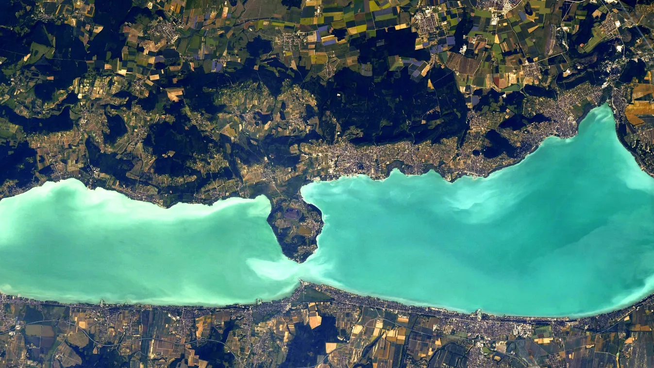 Így fest a Balaton a Nemzetközi Űrállomásról