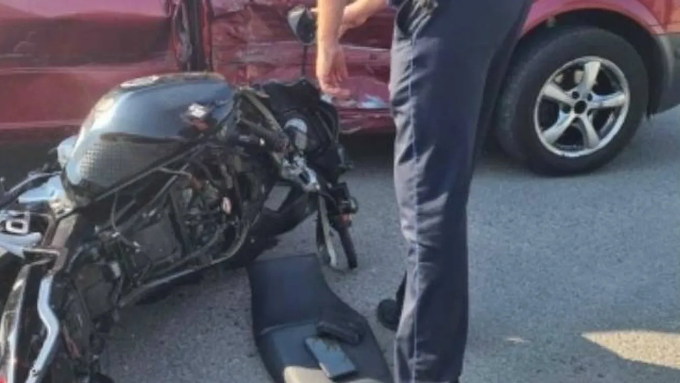 Kisteherautóba csapódott egy motoros Szentendrén – nem élte túl a karambolt