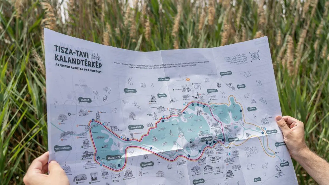 Különleges kalandtérképpel fedezhetjük fel a Tisza-tavat