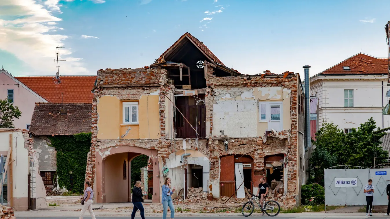 Ismét földrengés rázta meg Horvátország középső részét