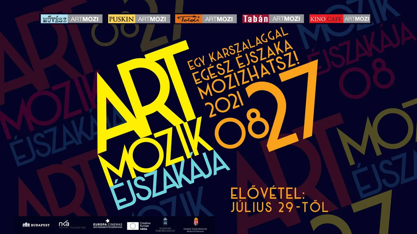 Holnap egész éjszaka filmezhetünk az Artmozik éjszakáján