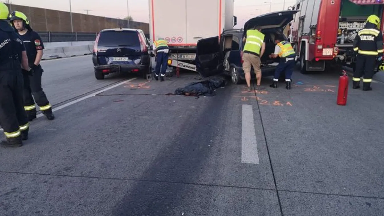 Megrázó képeket kaptunk az M0-son történt balesetről: egy 40 éves férfi azonnal meghalt