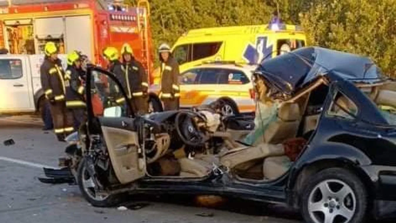Megrázó helyszíni fotó: Brutális baleset történt az M0-áson