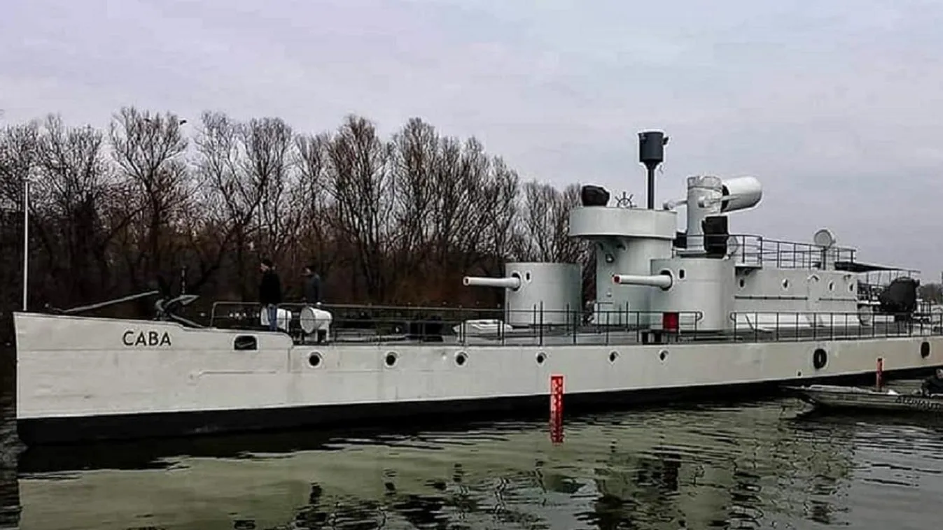 Egy magyar hadihajó Belgrád új látványossága