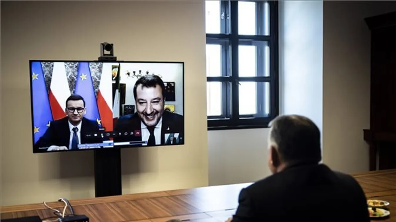Orbán Viktor új európai politikai csoport létrehozásáról tárgyalt Salvinivel és Morawieckivel