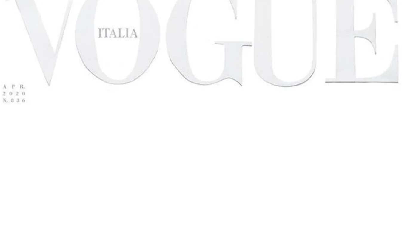 Hófehér címlappal jelenik meg az áprilisi Vogue
