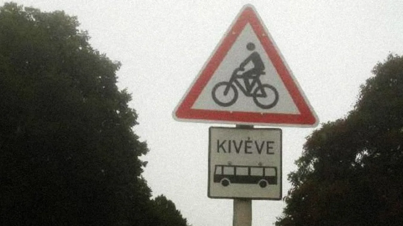 Mégis mi a fenét akar üzenni ez a KRESZ-tábla?!