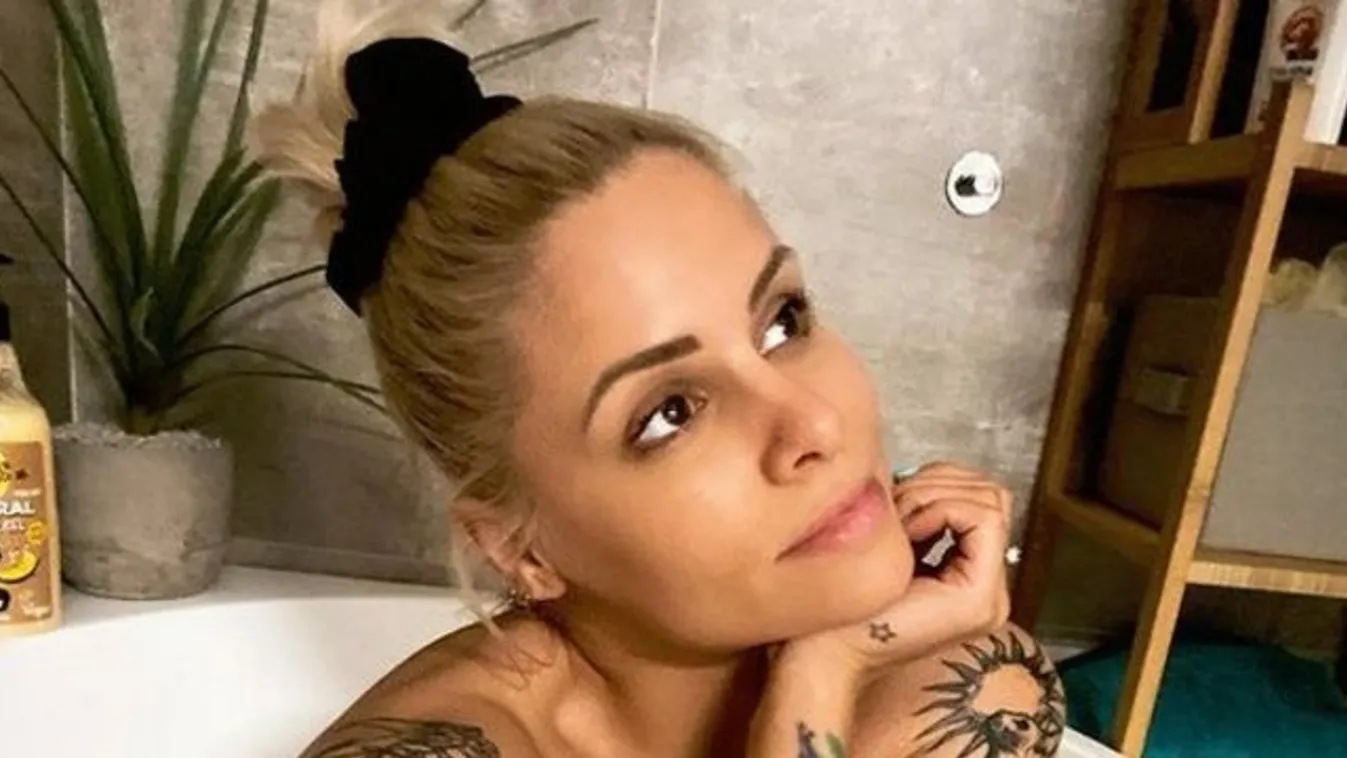 Szökni akar a melle a szatén köntösből: Metzker Viki nem sokat bíz a fantáziára