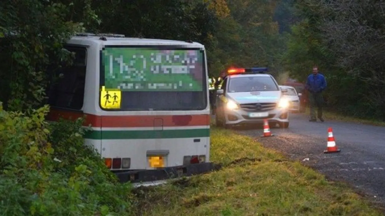 Egész nap ivott, majd 21 gyerekkel árokba hajtott a buszsofőr