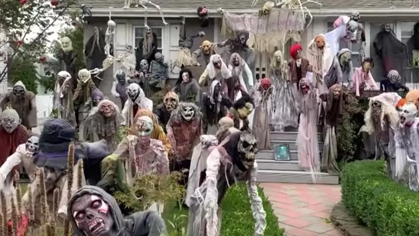 Ez a család kicsit túltolta a Halloweent – videó