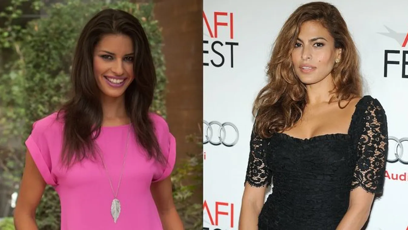 Mint az ikrek: Czippán Anett és Eva Mendes