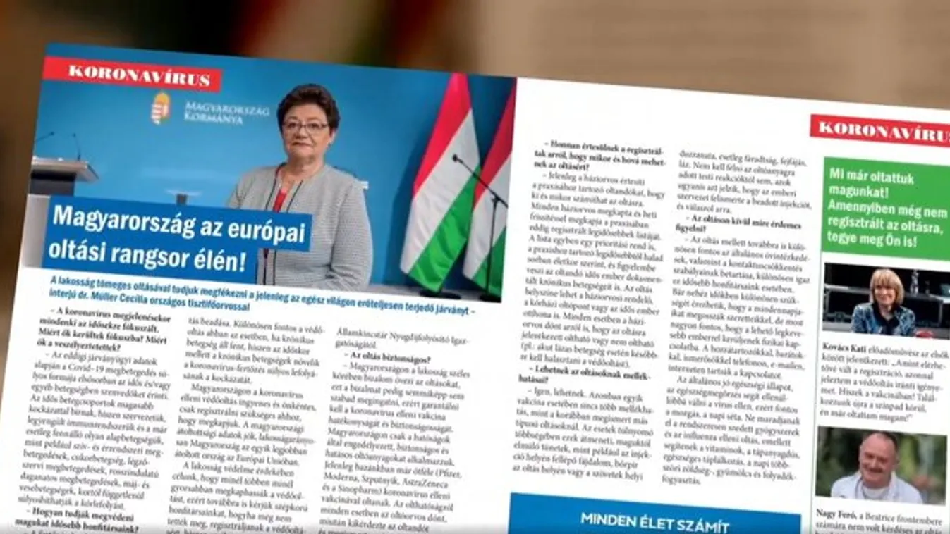 Müller Cecília kiadványban üzen a magyar időseknek