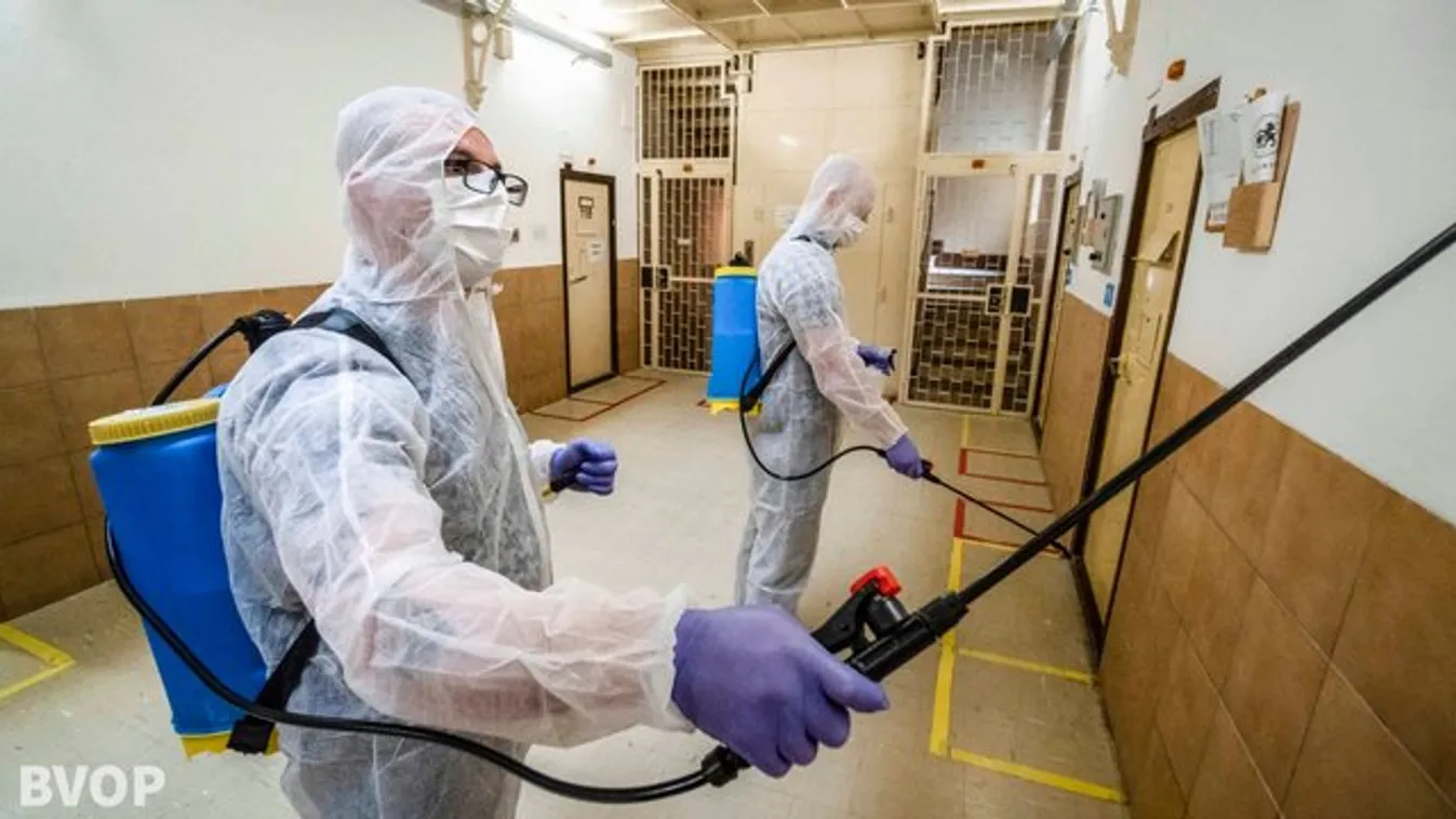 Befejeződött a börtönök megelőző fertőtlenítése – videó