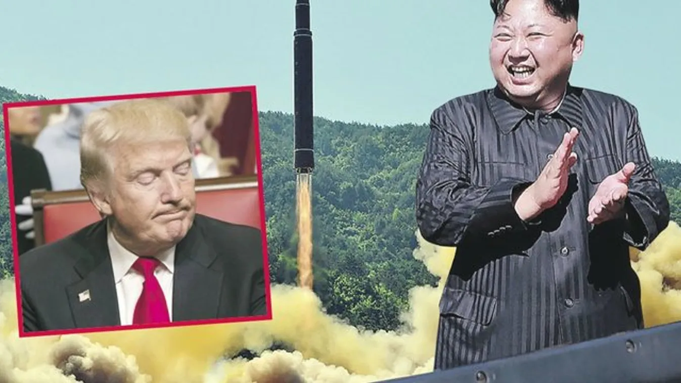 Trump és Kim Dzsong Un egymást fenyegeti