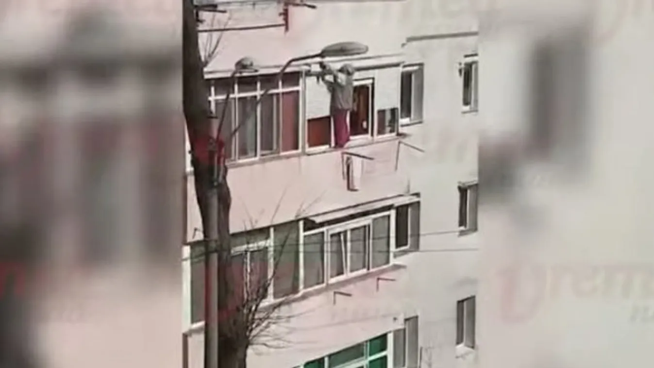 Az életetét sem féltette a vászlói asszony, csak hogy tiszták legyenek az ablakai – videó