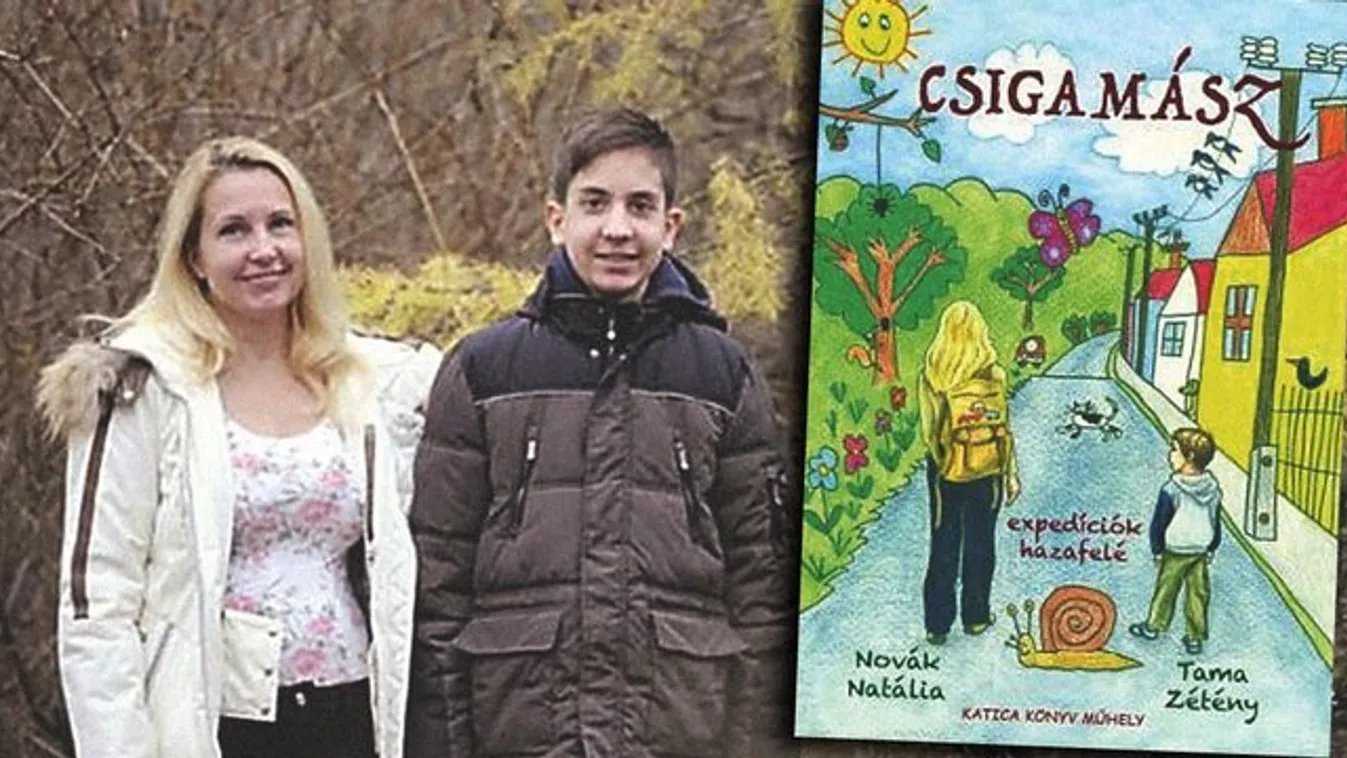 11 éves fiával írt könyvet a tájépítész Natália