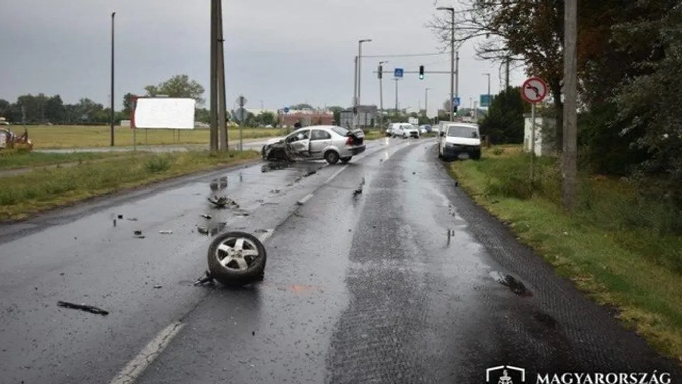 Megbénult a forgalom: Részeg sofőr csapódott egy távolsági buszba Kecskeméten