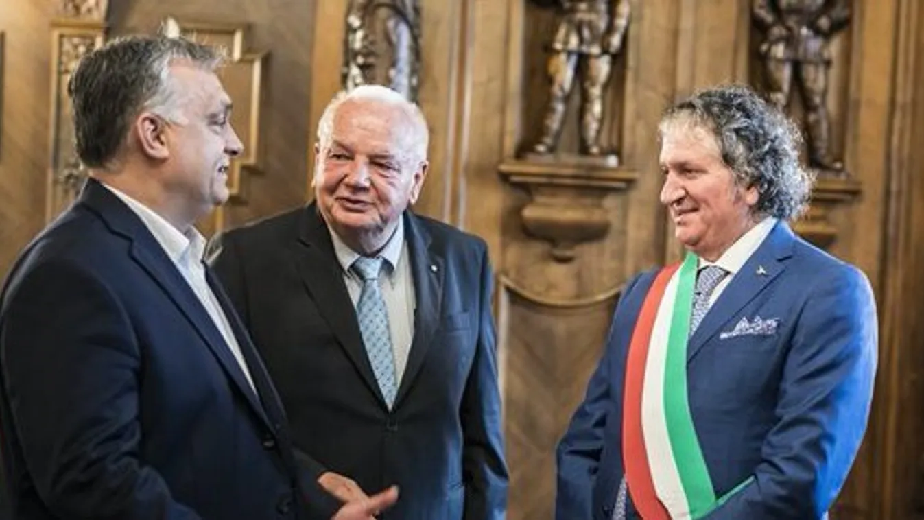 Orbán Viktor fogadta az olaszországi Tolentino város küldöttségét