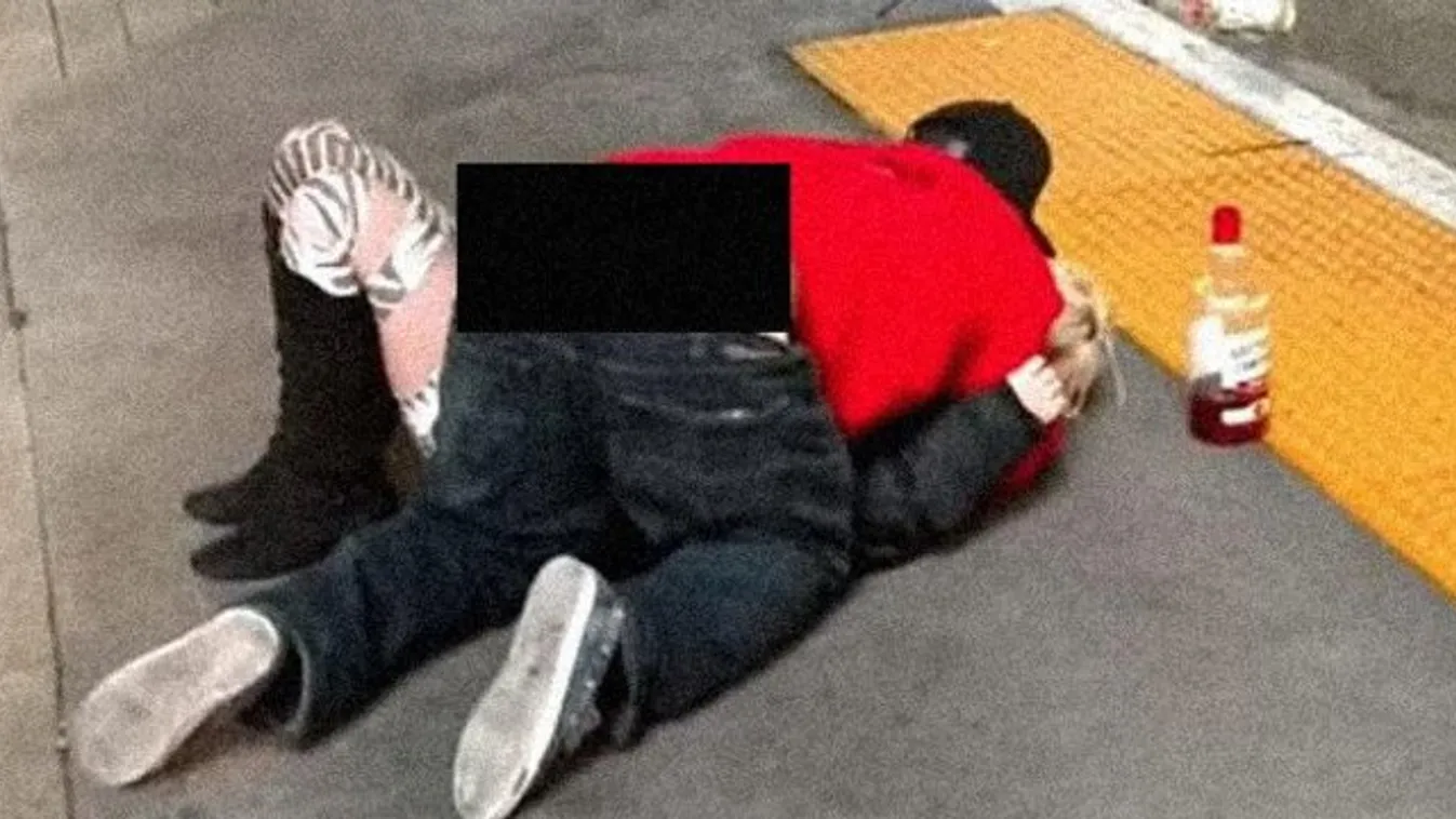 Nyílt utcán másztak rá a részeg nőre - senki sem segített (videó)