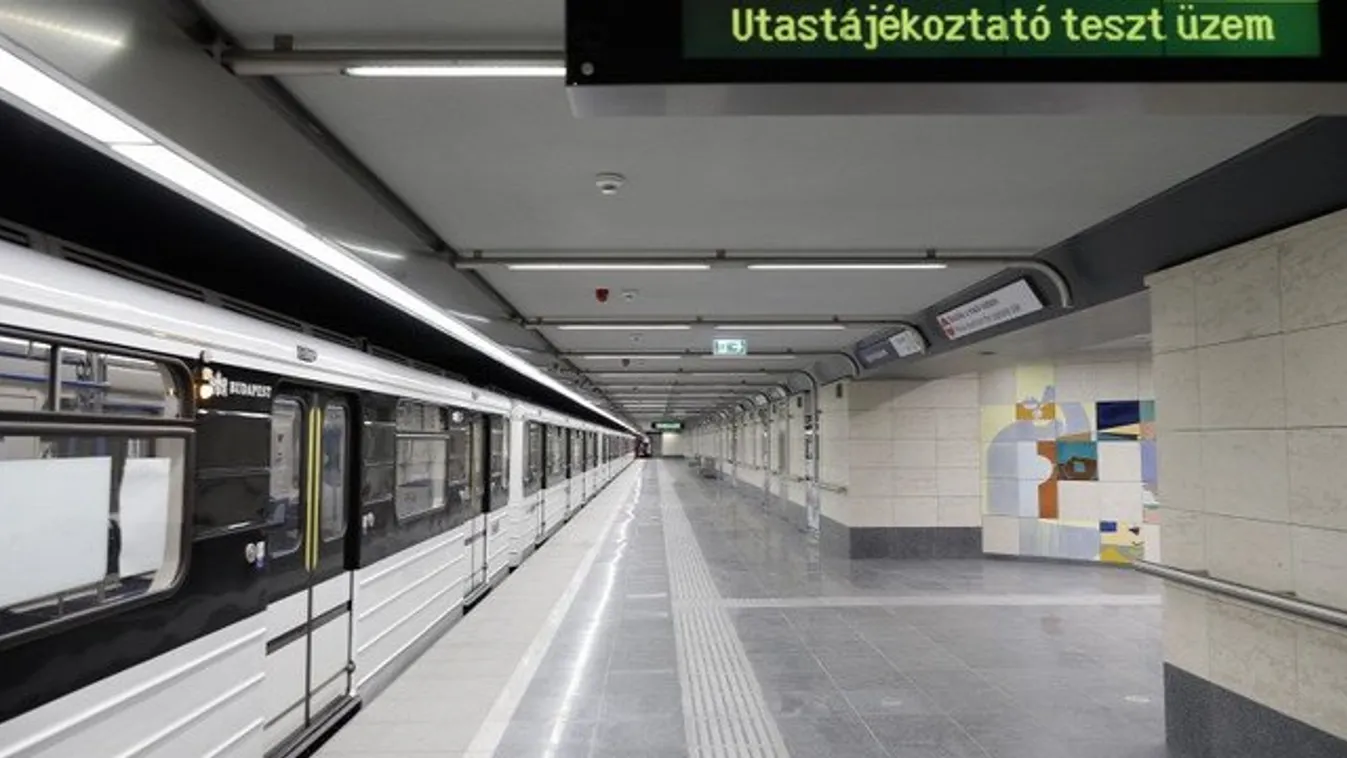 Jövő csütörtökön átadják a 3-as metró felújított déli szakaszát