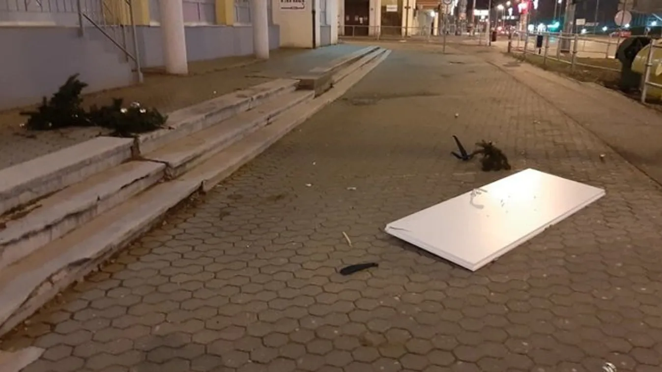 Valaki csúnyán besokallt a karácsonytól Nyíregyházán