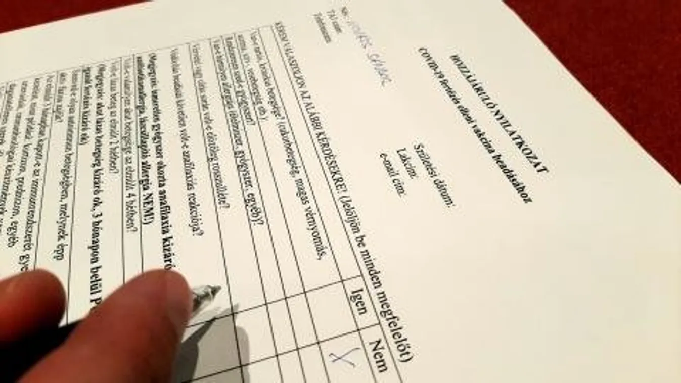 Fontos: így vigye magával az oltásra mindenki a hozzájáruló nyilatkozatot