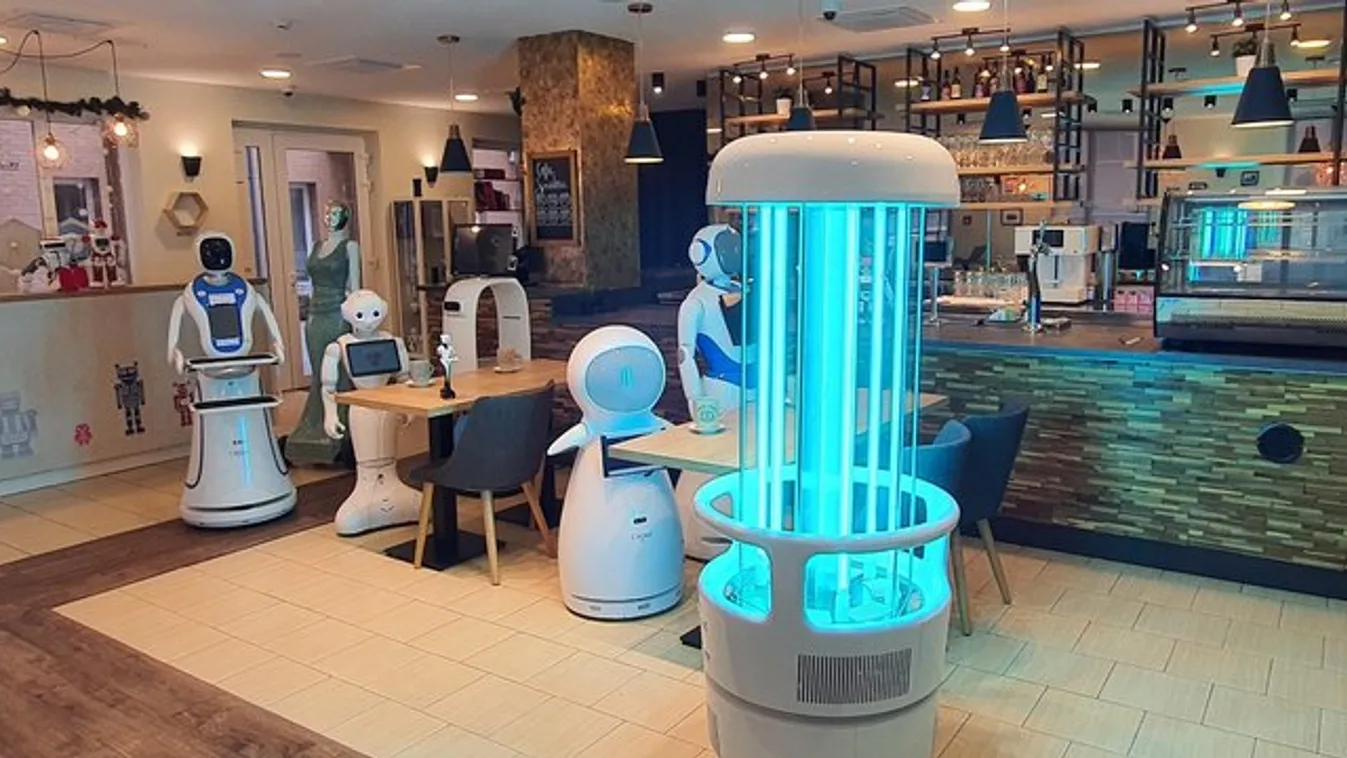 A koronavírus ellen is jó Violetta, a magyar fertőtlenítő robot