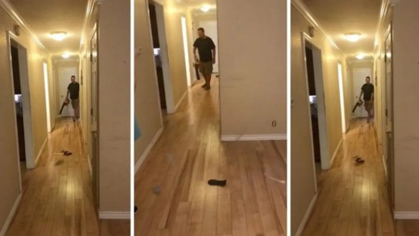 Ez történik, ha a férfinak kell porszívóznia – videó