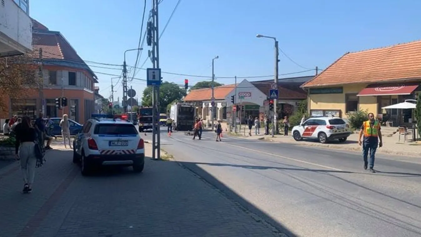 Szörnyűség történt Budakeszin: Kukásautó hajtott át egy idős férfin, azonnal meghalt – 18+