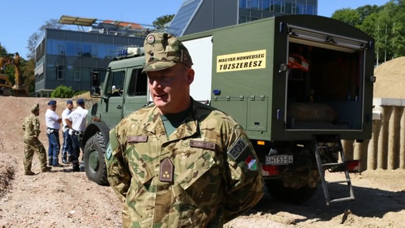 250 kilós bomba miatt állt meg az élet