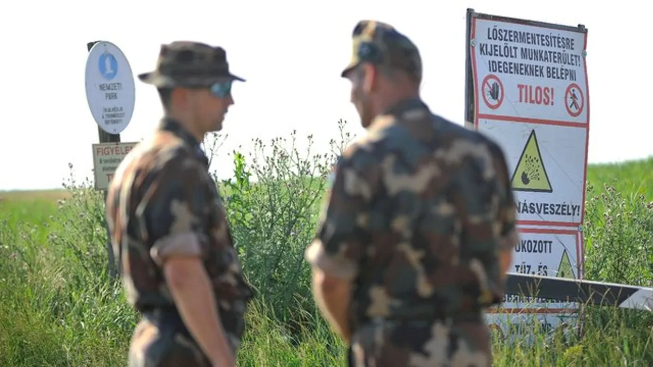 Hortobágyi tűzszerészek: bombák mellett vártak az ebédre