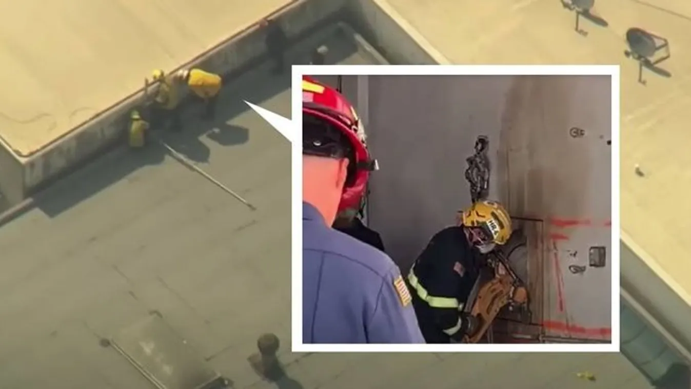 Rejtély, hogy történhetett ilyen: két épület közé szorult egy teljesen pucér nő – videó
