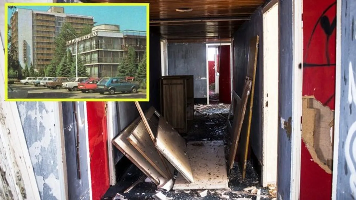 Romokban hever az Ezüstpart egykori szállodája – képek