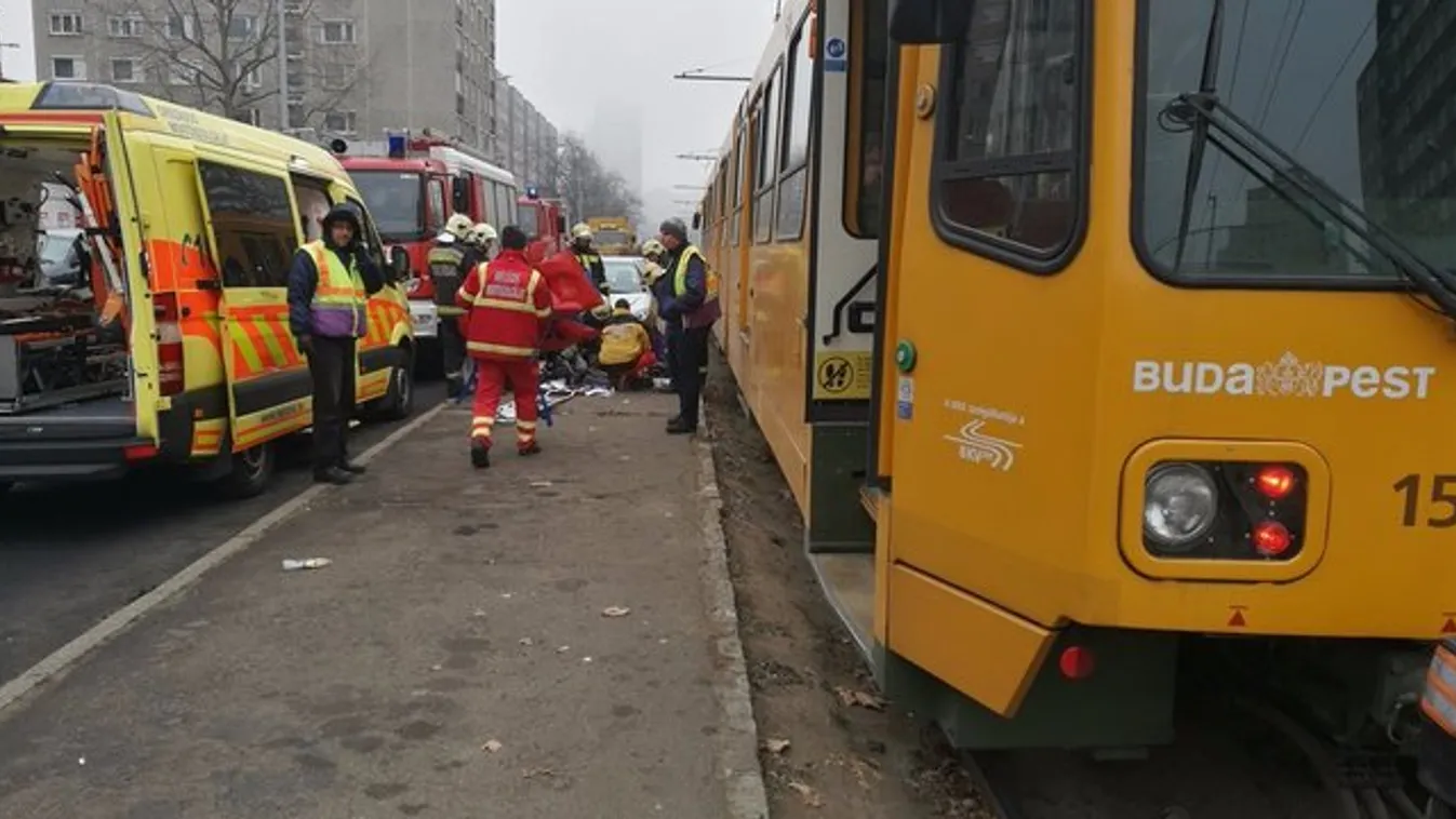 Idős férfit gázolt el a villamos Zuglóban