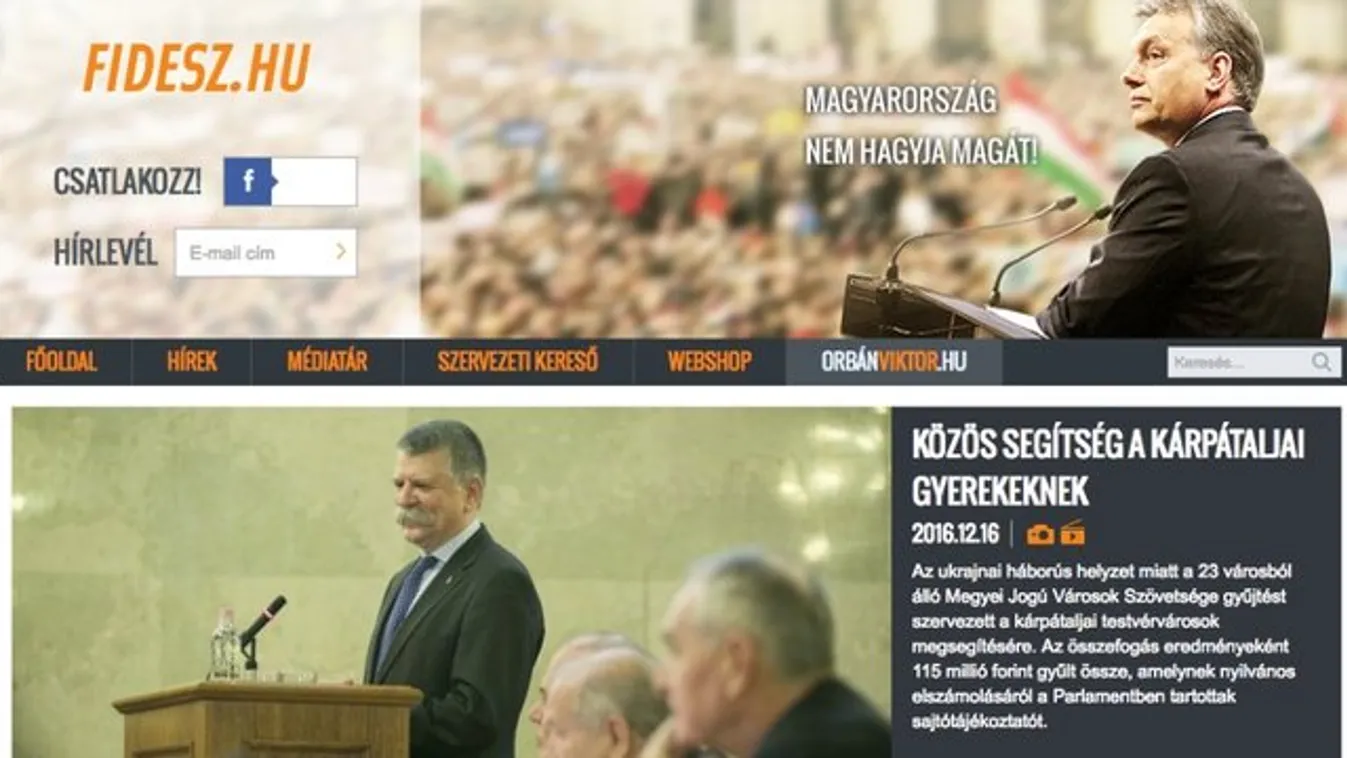 Irreálisan sokba került a Fidesz honlapja