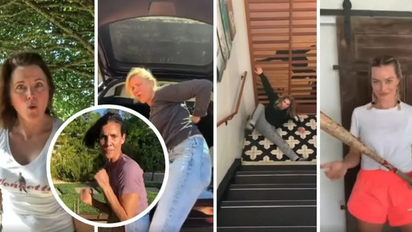 Elszabadult a pokol a hollywoodi karanténban: egymást ütlegeli  Halle Berry és Margot Robbie - videó
