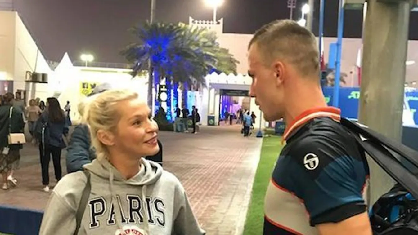 Fucsovics Marci vendégül látta Liluékat Dohában