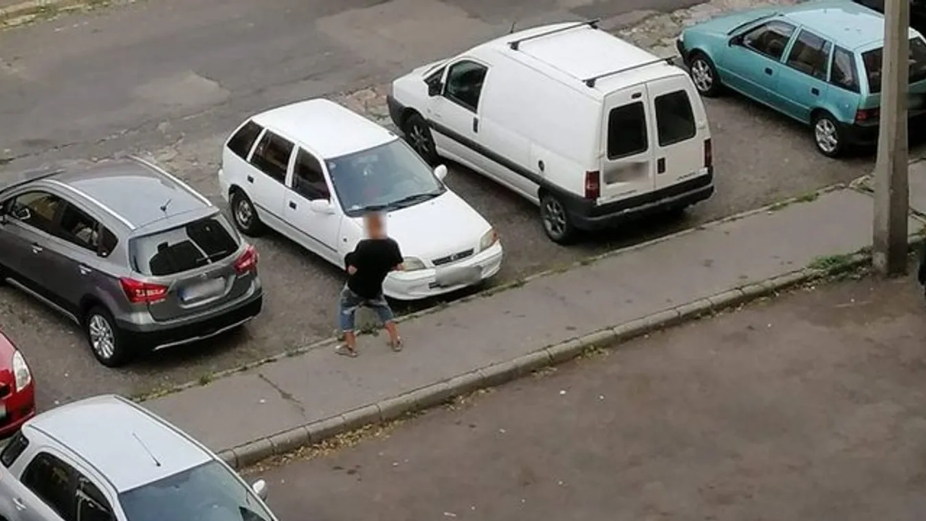 Fényes nappal tette magáévá a parkoló autót egy férfi Pécsett – fotók