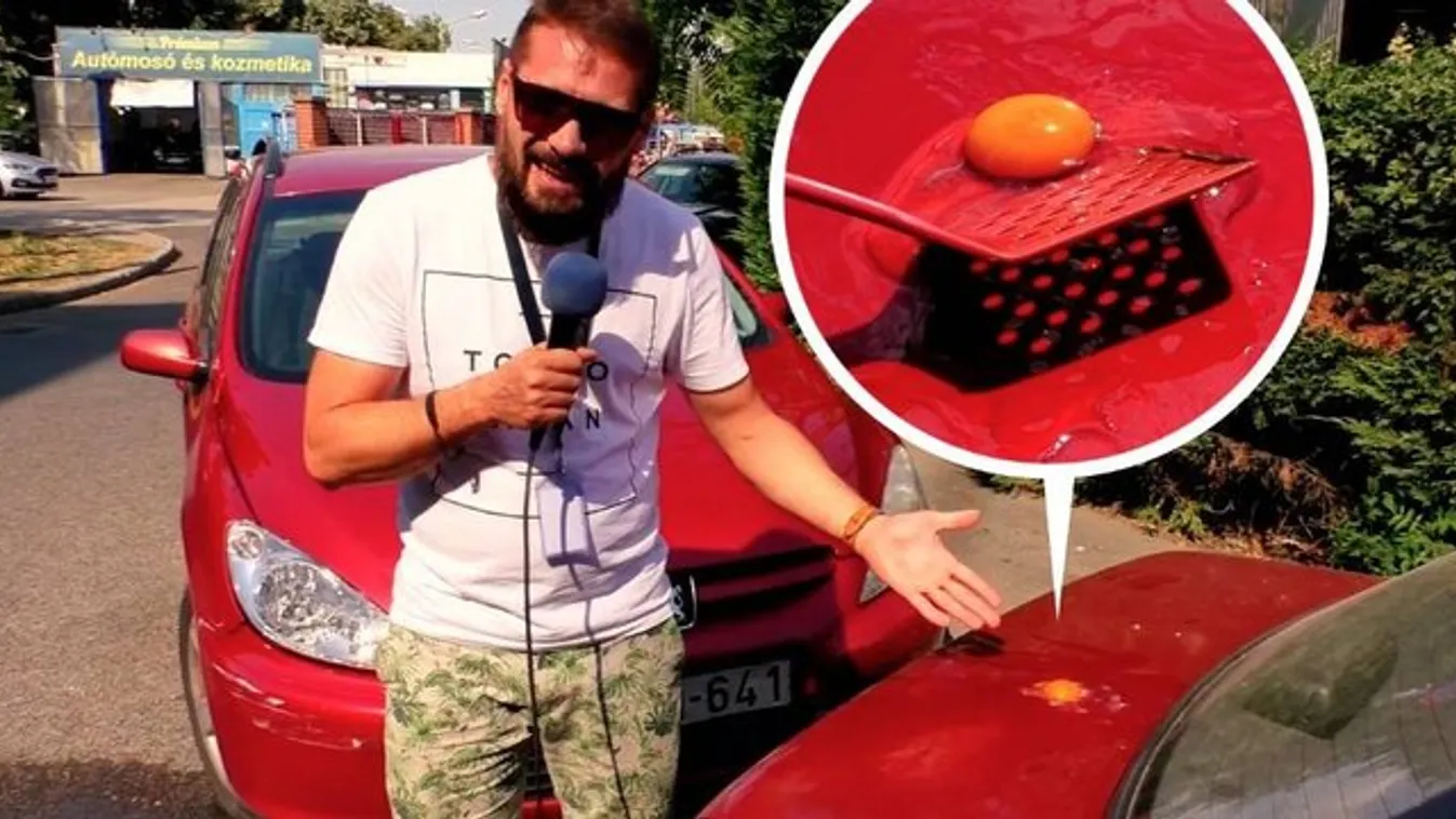 Pusztító kánikula: kipróbáltuk, megsül-e a tojás a napon – videó