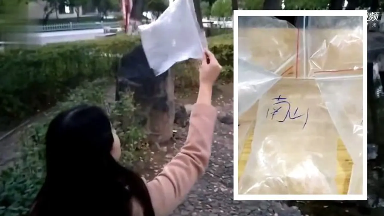 Megint egy hülye üzlet: 600 forintért árulnak egy zacskó levegőt - videó