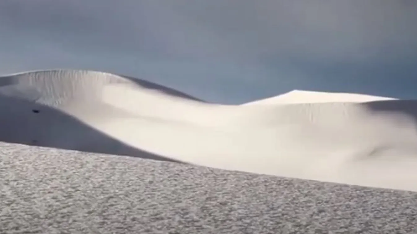Fehérbe borult a Szahara - képek és videó
