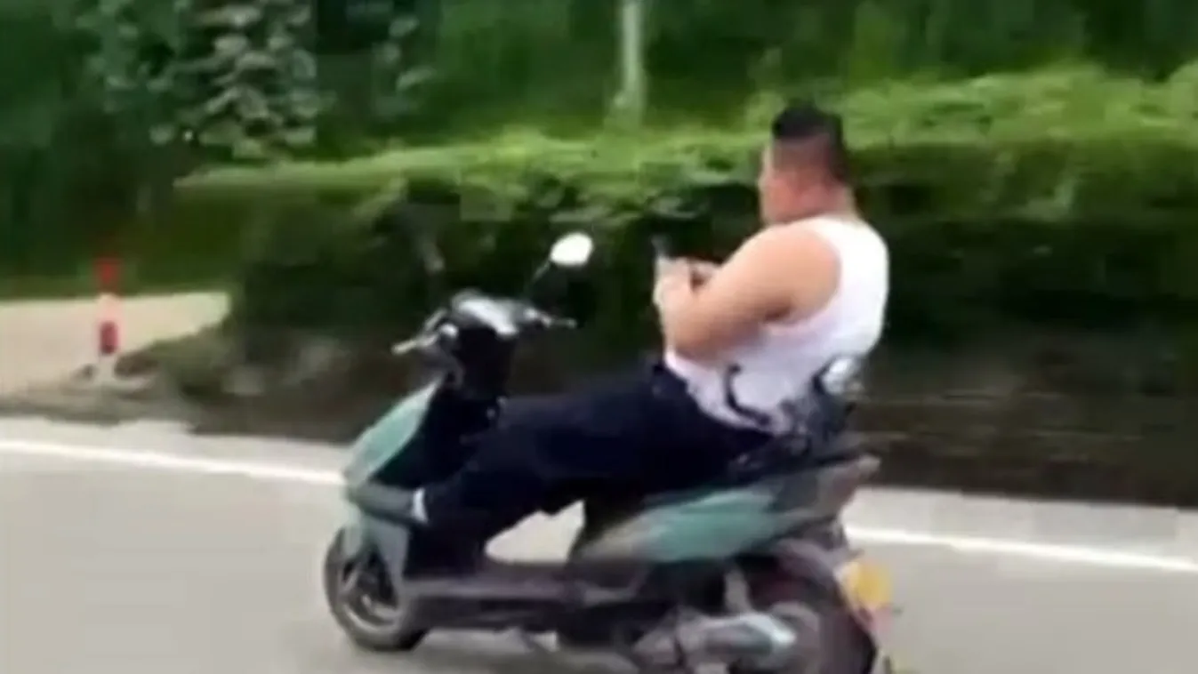 Kevés robogós képes ilyen nagy hülyeséget csinálni