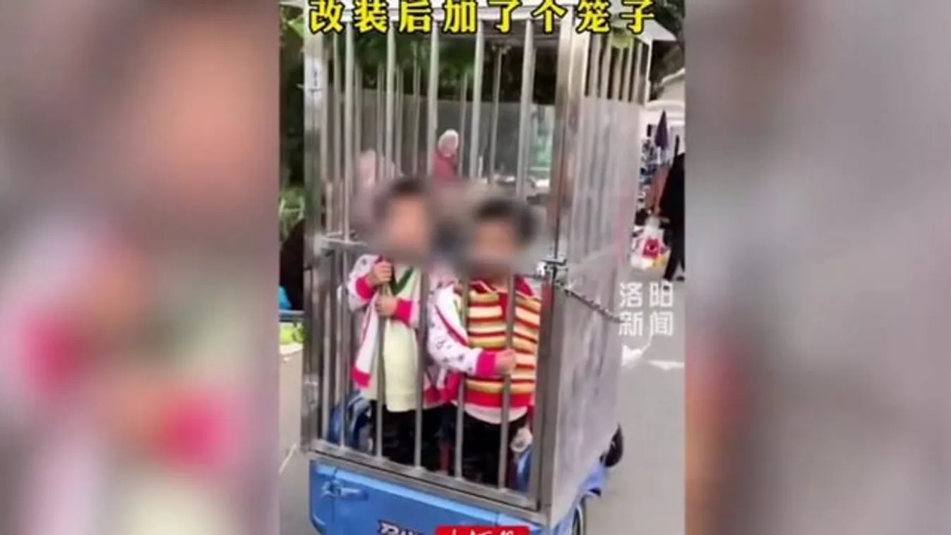 Döbbenetes: ketrecbe zárták gyerekeiket, hogy ne kószáljanak el a piacon – videóval